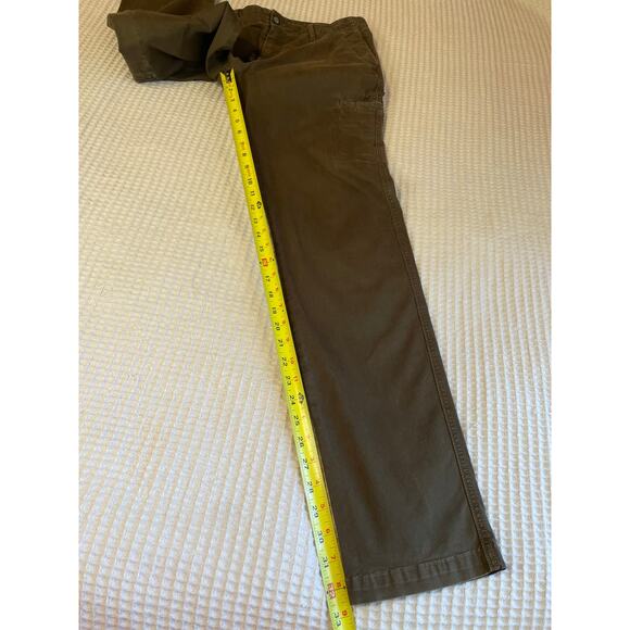 Vince Y2K Boho Straight Leg Cargo Style Olive Green Pants Size 30 - Picture 7 of 14